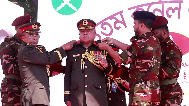 আর্মি মেডিকেল কোরের কর্নেল কমান্ড্যান্ট অভিষেক অনুষ্ঠান