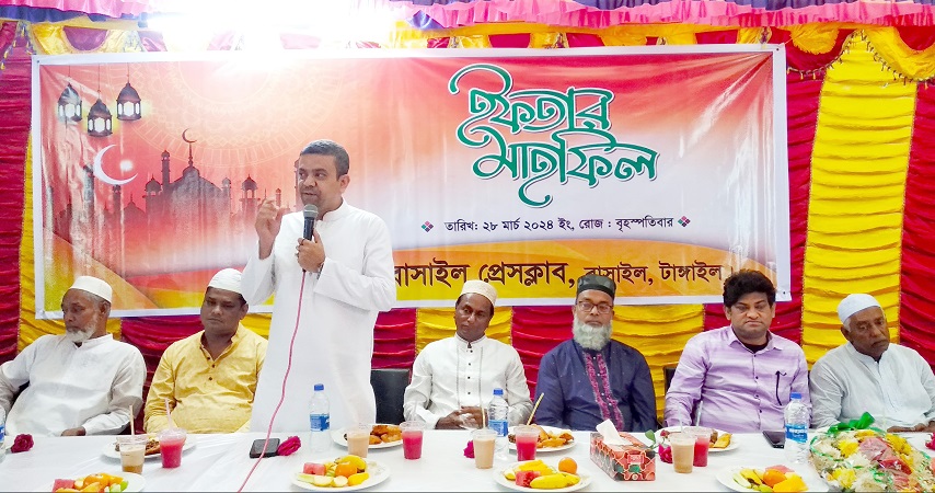 বাসাইল প্রেসক্লাবে ইফতার ও দোয়া মাহফিল অনুষ্ঠিত
