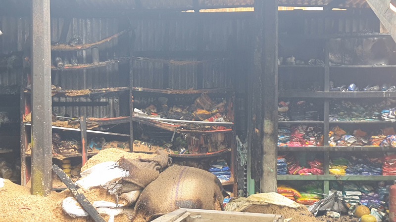 বাসাইলের ঢংপাড়া চৌরাস্তা বাজারে ভয়াবহ অগ্নিকাণ্ড