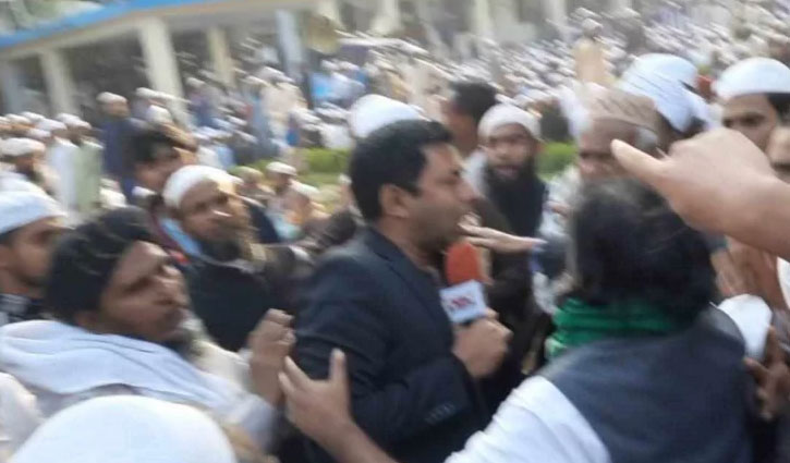 টাঙ্গাইলে টে‌লি‌ভিশ‌নের লাইভে ‘জুবায়েরপন্থী’ বলায় হামলা, ছয় সাংবাদিক আহত