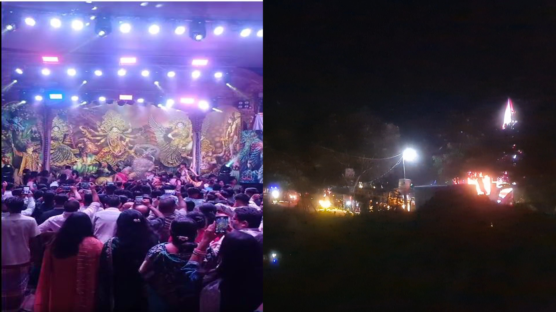 বাসাইল সাহাপাড়া পূজা মণ্ডপে ভক্ত-দর্শনার্থীদের ঢল