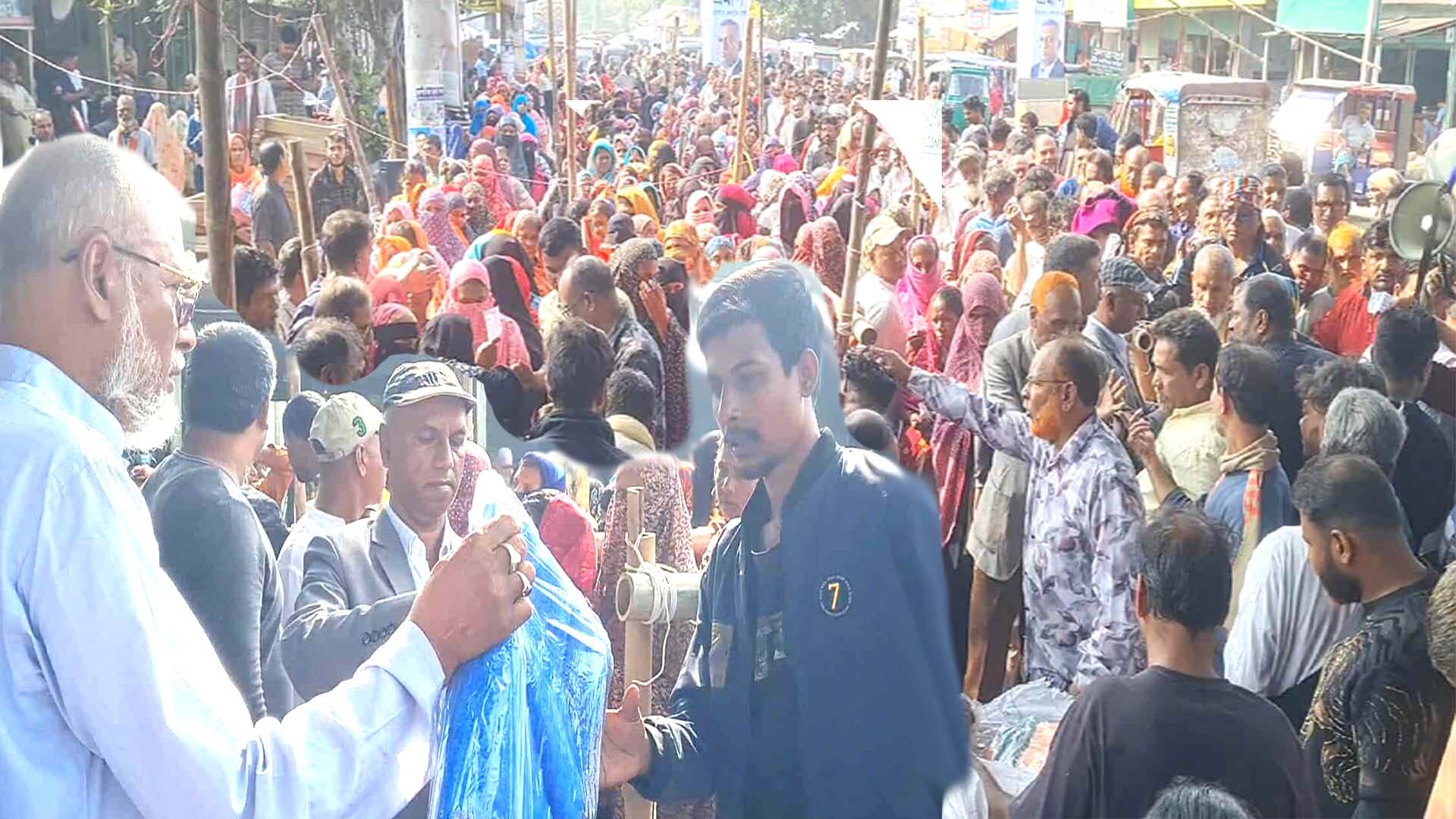 বাসাইল সদর ও কাশিল ইউনিয়নে সালাউদ্দিন আলমগীরের কম্বল বিতরণ