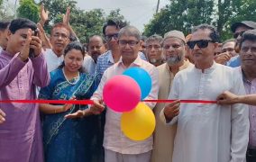 বাসাইলে ঝিনাই নদীর ওপর নির্মিত সেতুর উদ্বোধন, স্বস্তি লক্ষাধিক মানুষের
