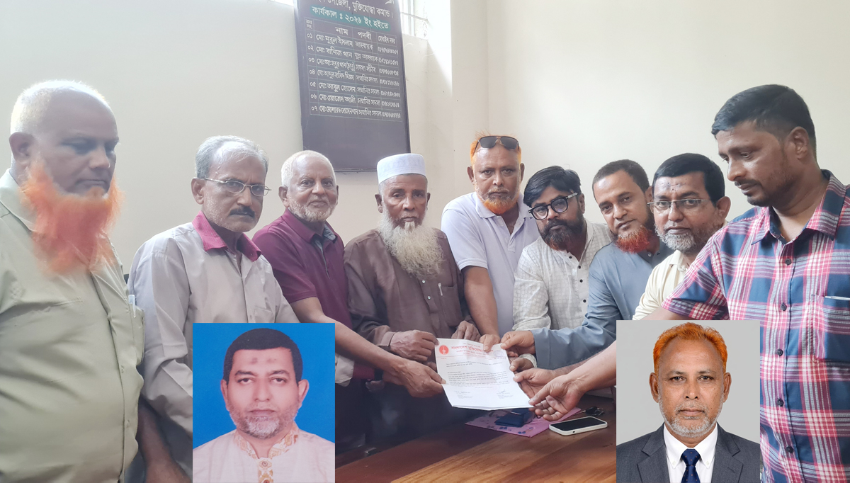 বাসাইল উপজেলা মুক্তিযোদ্ধা সন্তান কমান্ডের আহ্বায়ক মামুন মোর্শেদ ও সদস্য সচিব গোলাম মোস্তফা